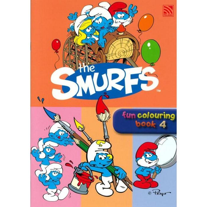  THE SMURF'S FUN COLOURING BOOK 4         
