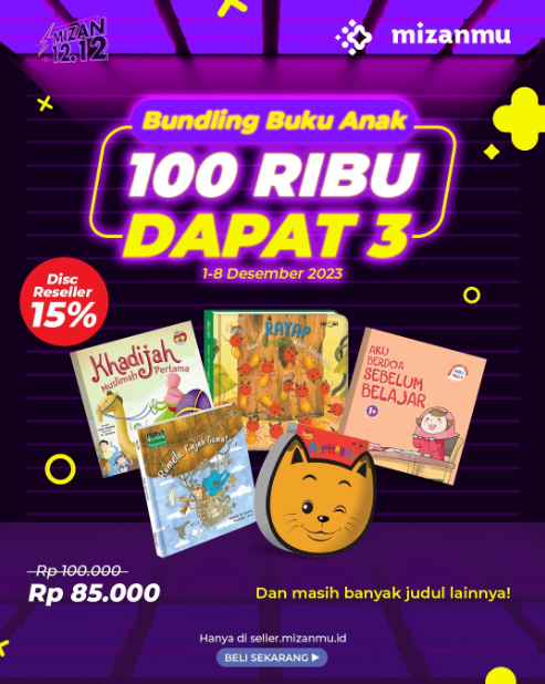 PAKET HARBOLNAS BUNDLING ANAK 100K DAPAT 3 JUDUL