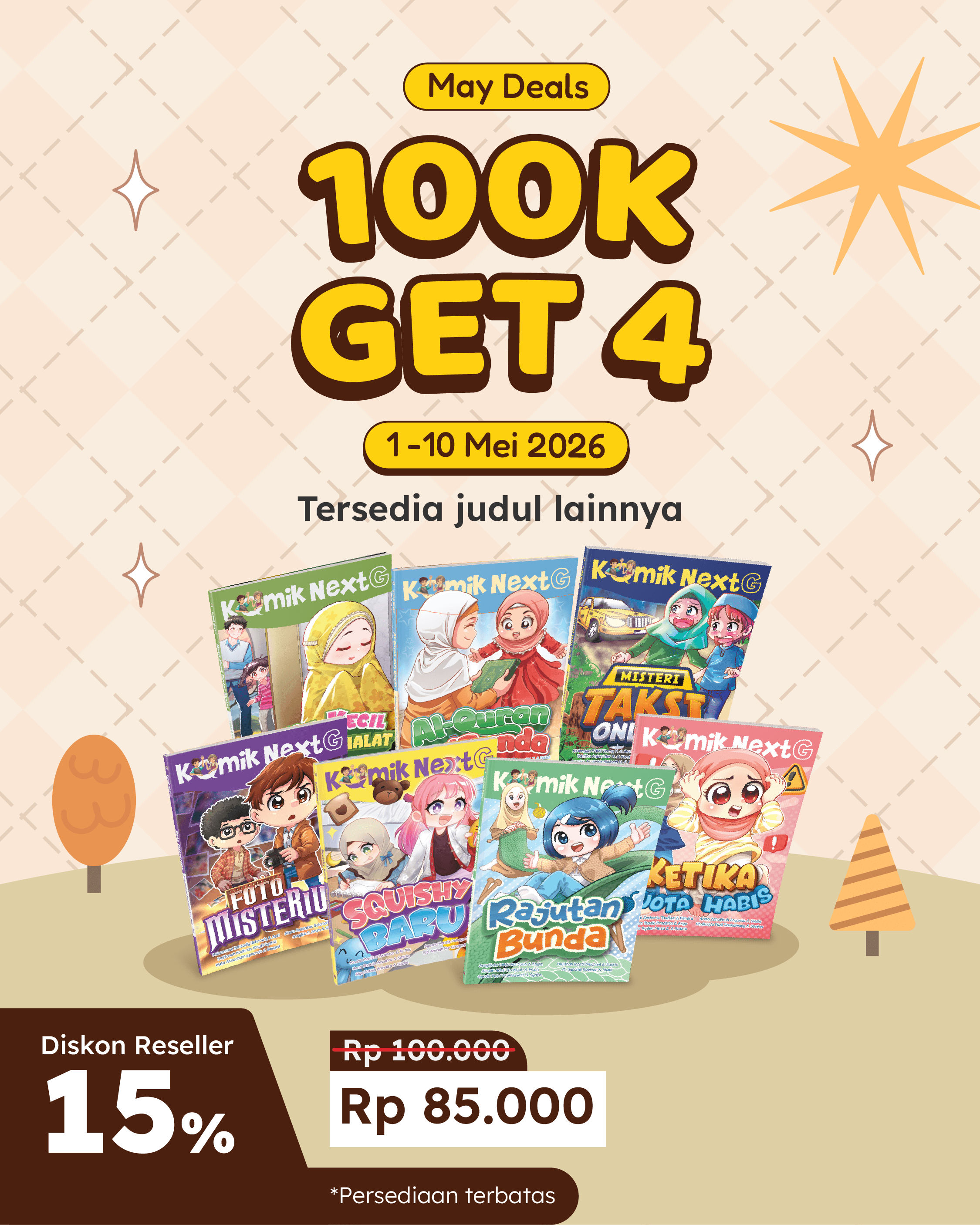 PAKET BUNDLING 100K GET 4 CAB