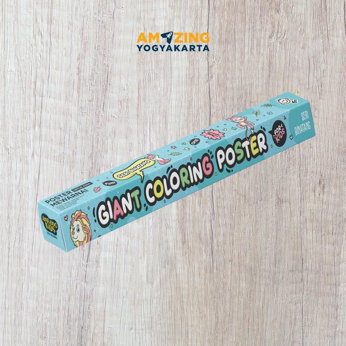 Giant Coloring Poster Seri Binatang