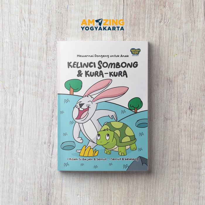 Mewarnai Dongeng Untuk Anak - Kelinci Sombong & Kura-Kura