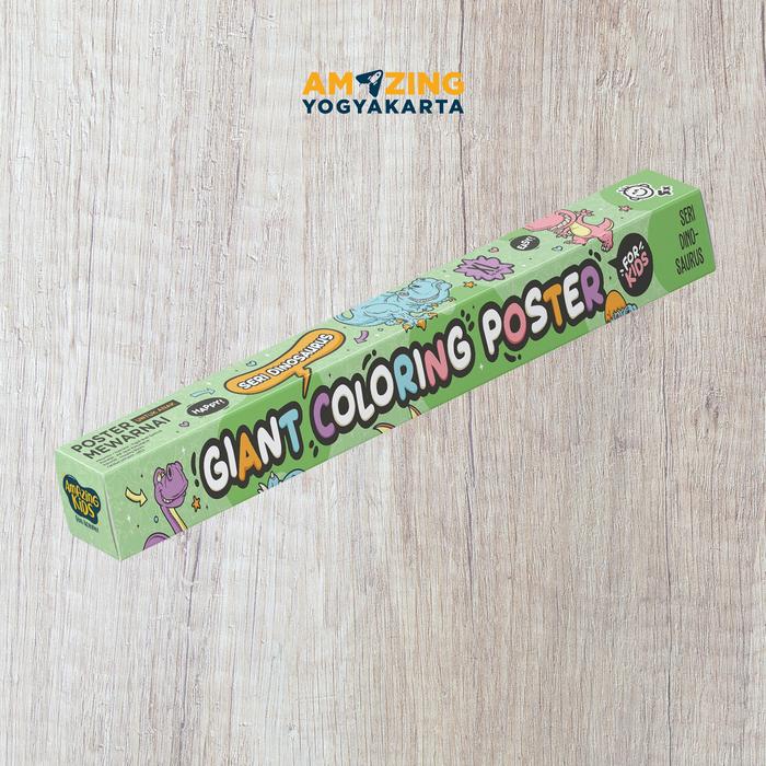Giant Coloring Poster Seri Dino