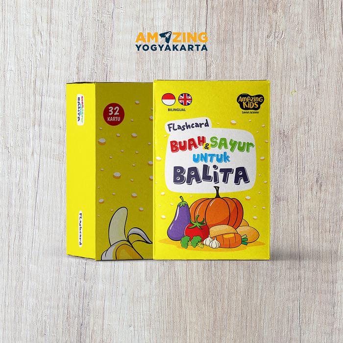 Flashcard Buah & Sayur Untuk Balita