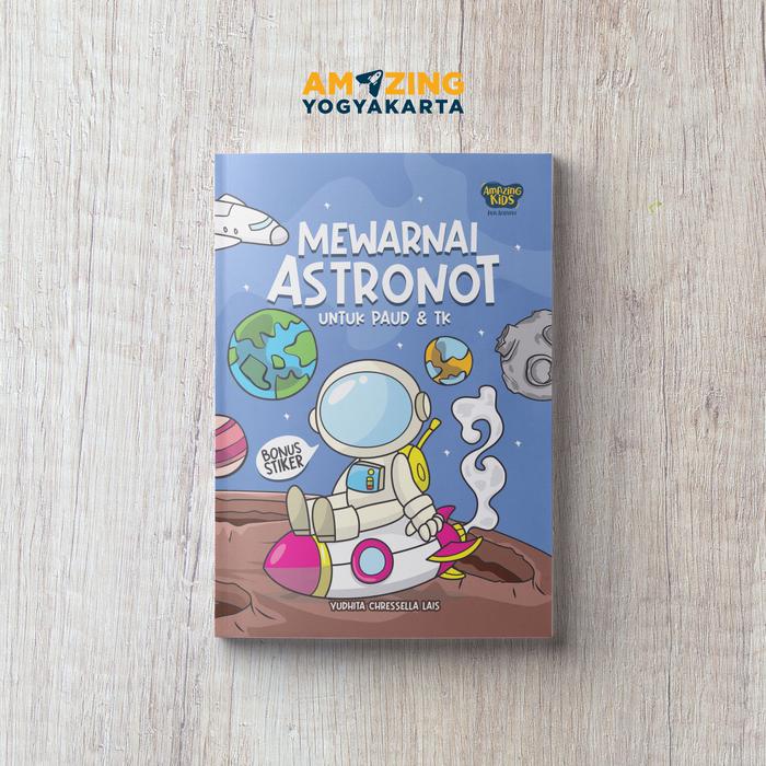 Mewarnai astronot untuk PAUD & TK