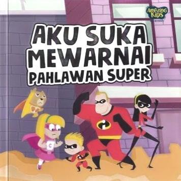 Aku Suka Mewarnai Pahlawan Super