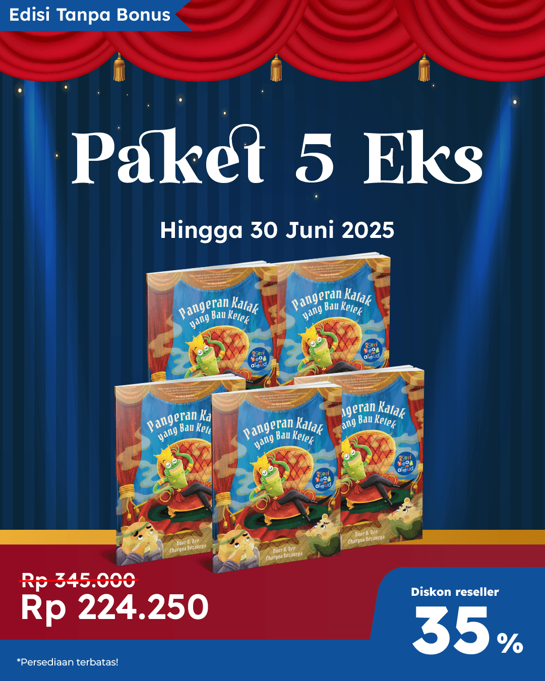 PAKET 5 EKS - SO PANGERAN KATAK (TANPA BONUS)