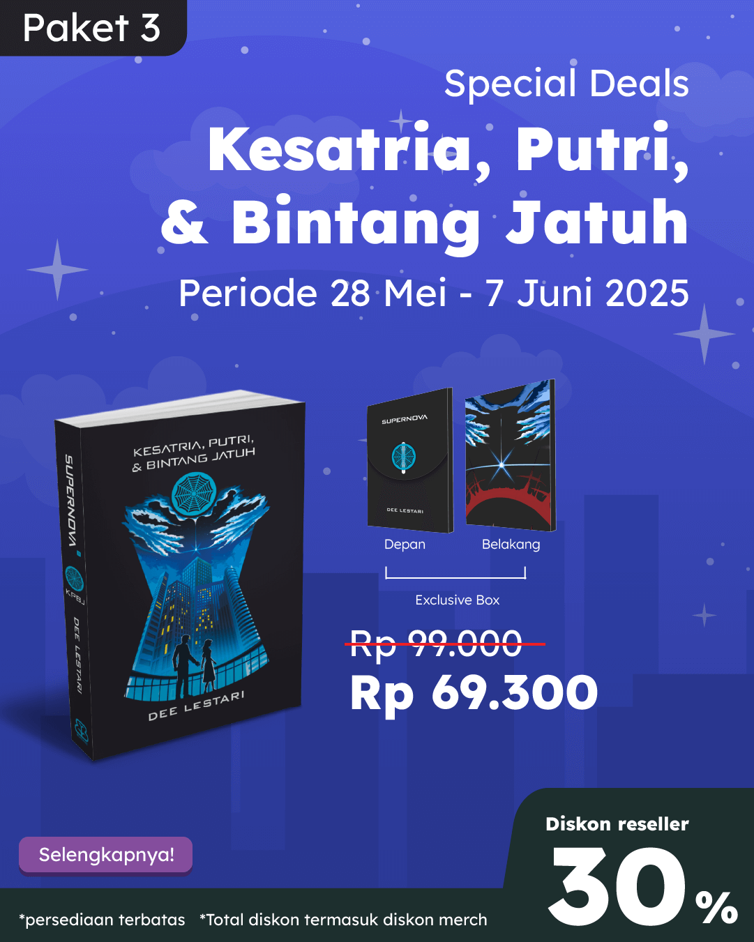 PAKET 3 - PO SUPERNOVA KPBJ REPUBLISH+BOX BT-613