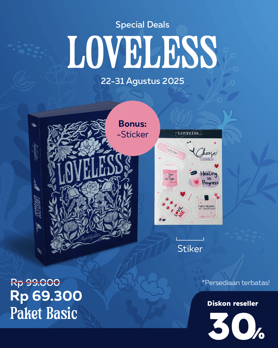 PAKET BASIC (SATUAN) - SO LOVELESS+STIKER BE-179