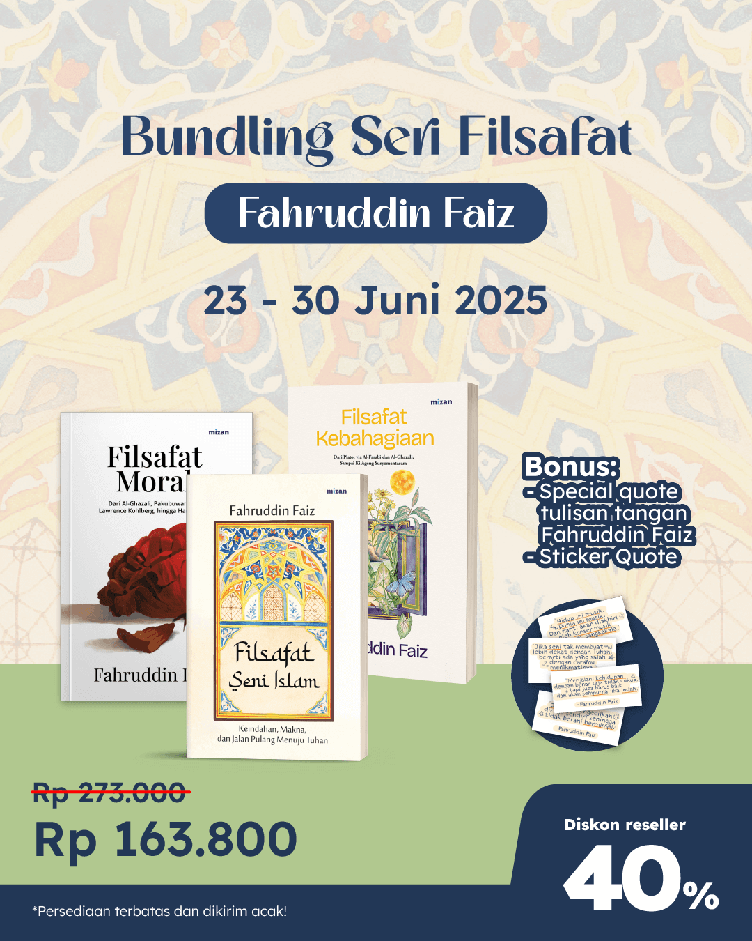 PAKET BUNDLING - SO FILSAFAT SENI ISLAM+STIKER