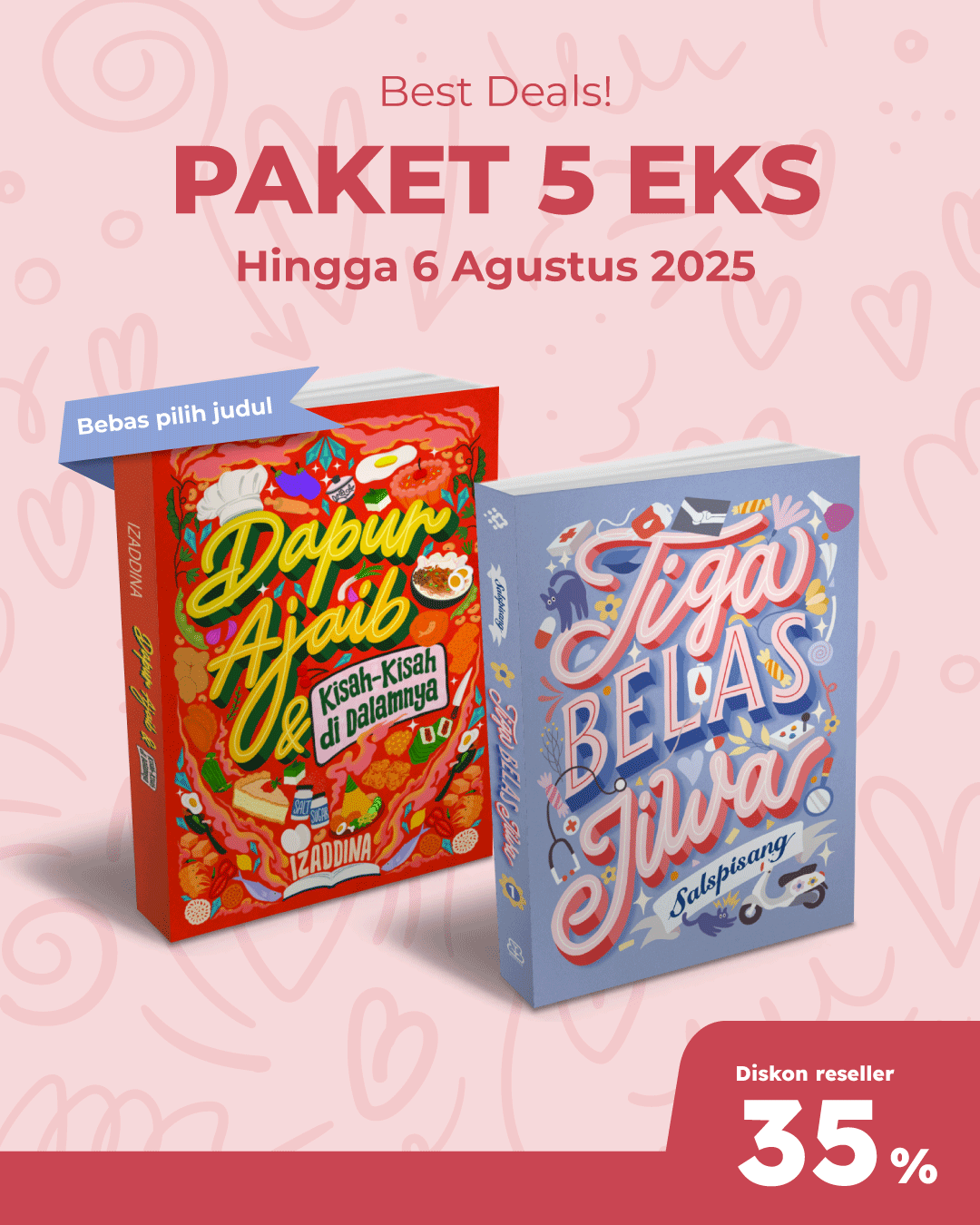 PAKET 5 EKS - BUNDLING BUKU REMAJA BENTANG