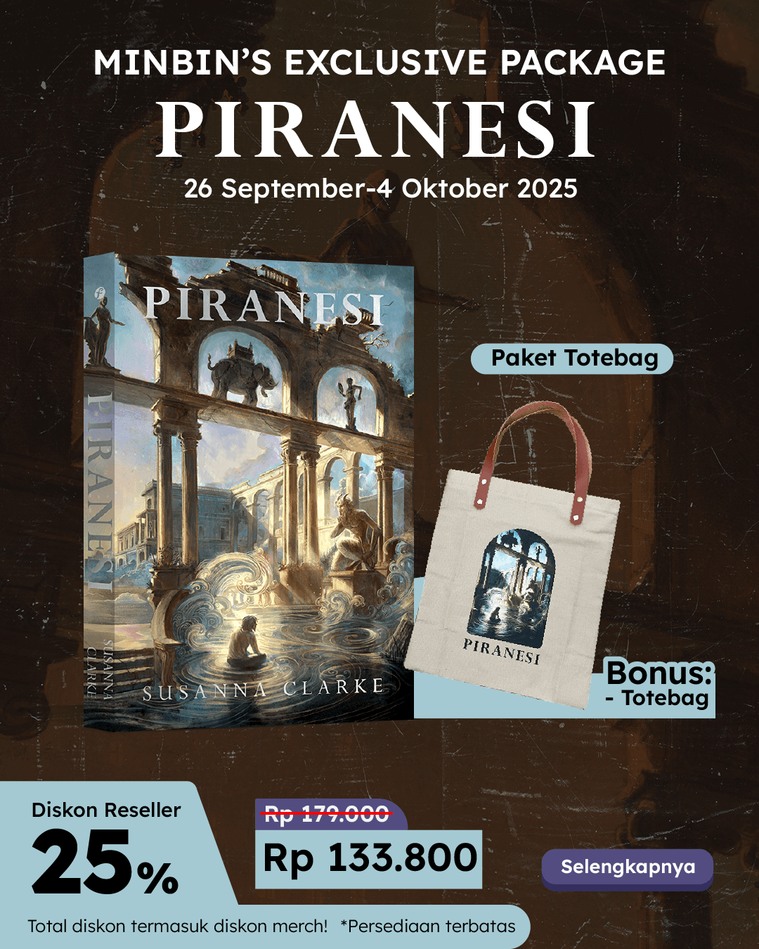 PAKET TOTEBAG - SO PIRANESI+TOTEBAG ND-546