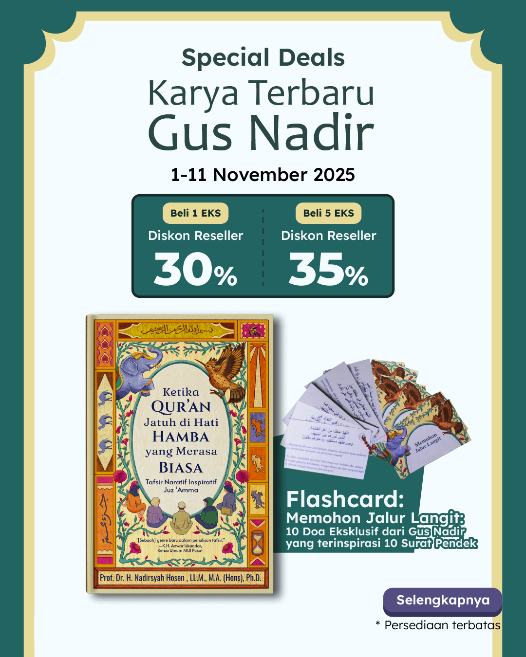 PAKET SATUAN - SO KETIKA QURAN JATUH+FLASH CARD
