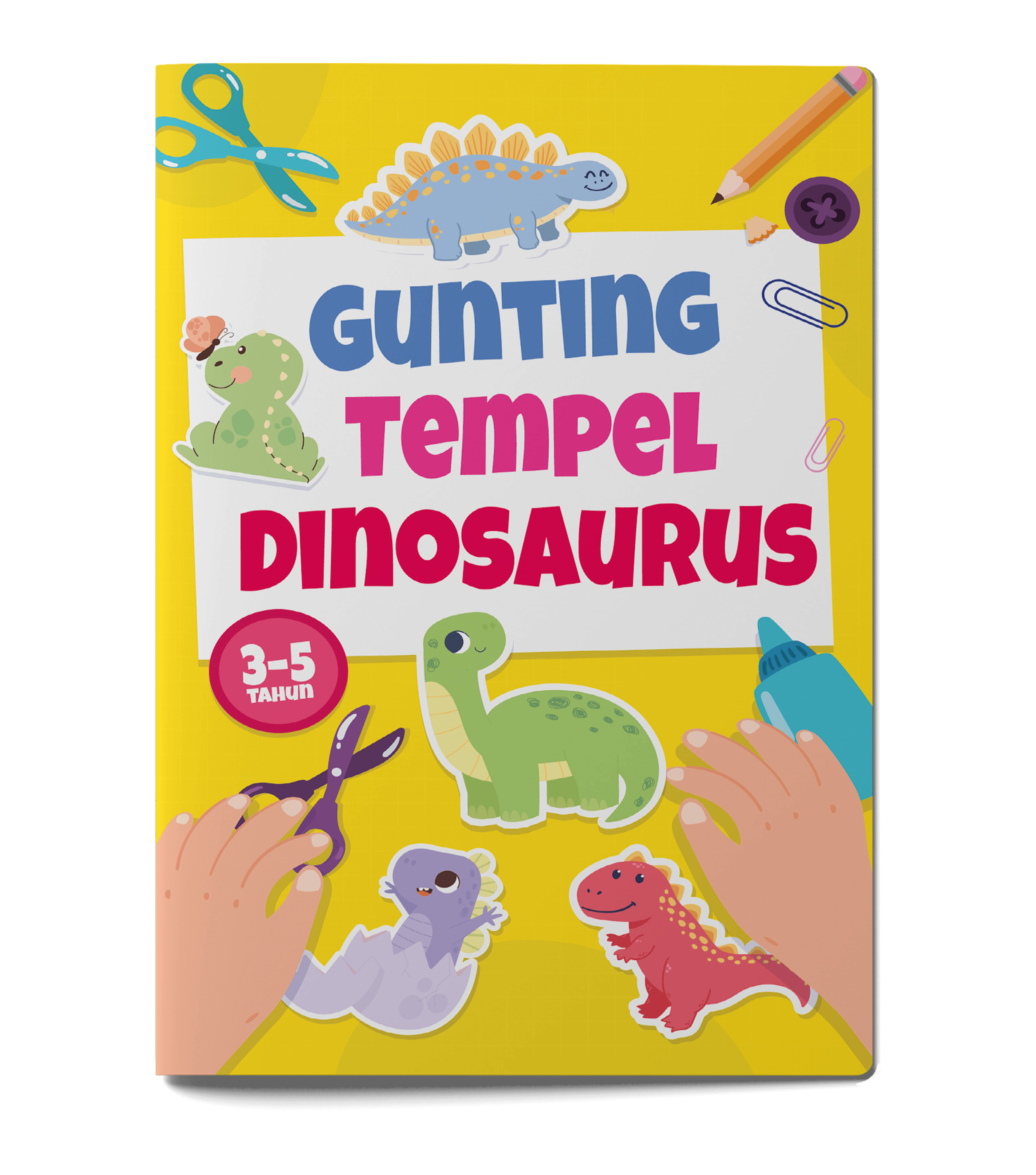 AKTIVITAS: GUNTING TEMPEL DINOSAURUS (BUKU EVENT)