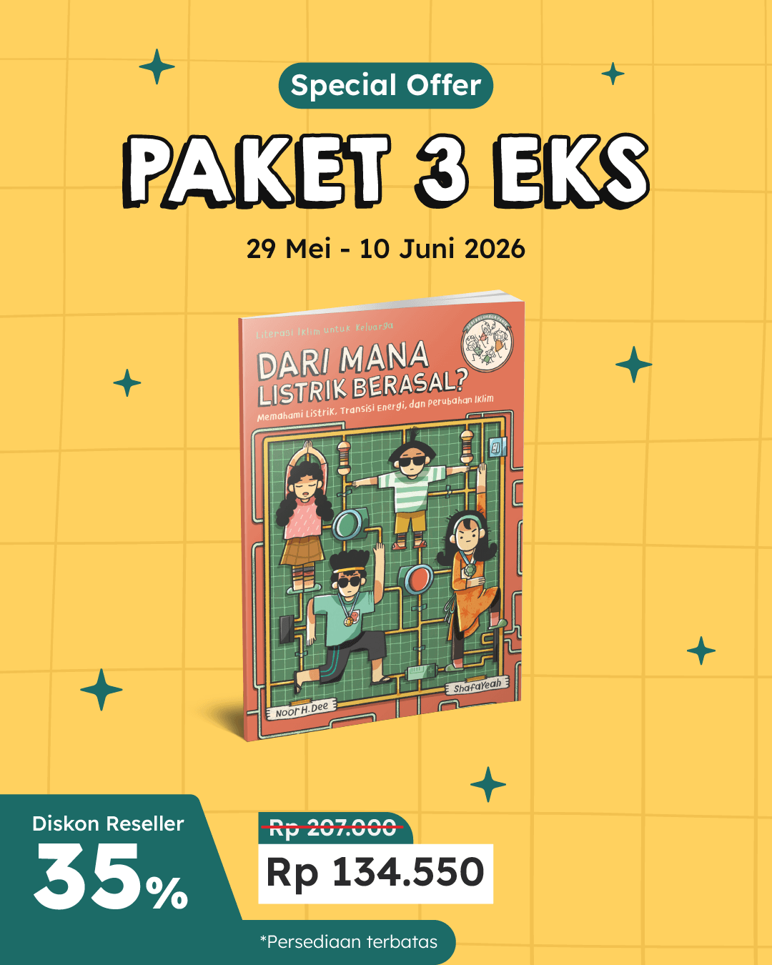 SERI KELUARGA PANIK: DARI MANA LISTRIK BERASAL?