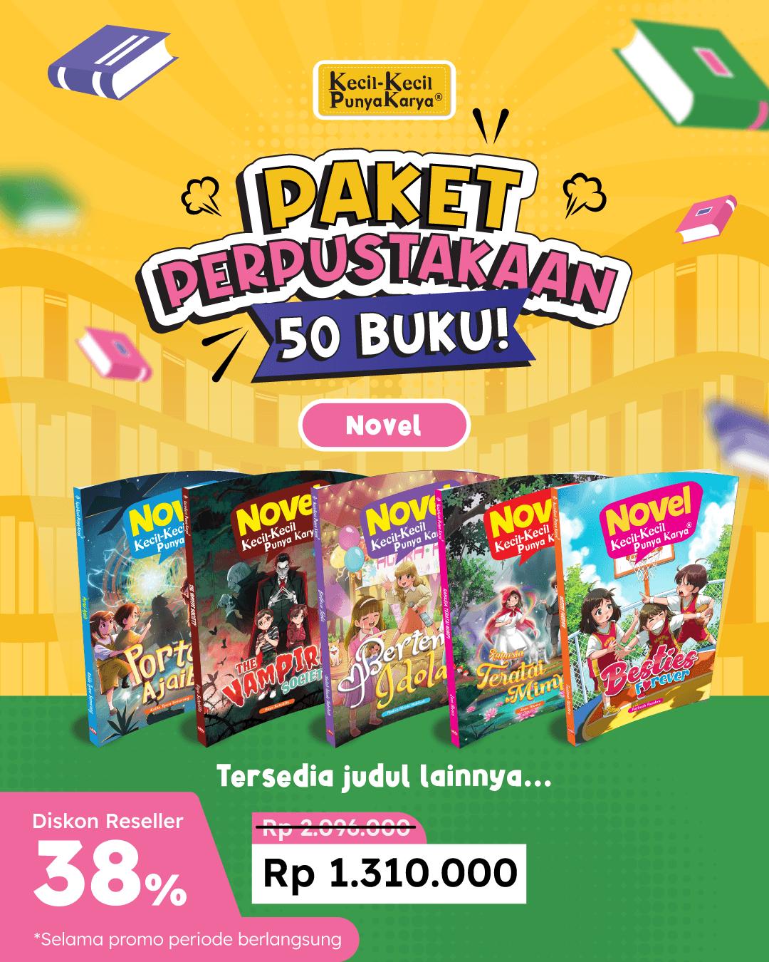PAKET 50 NOVEL KKPK