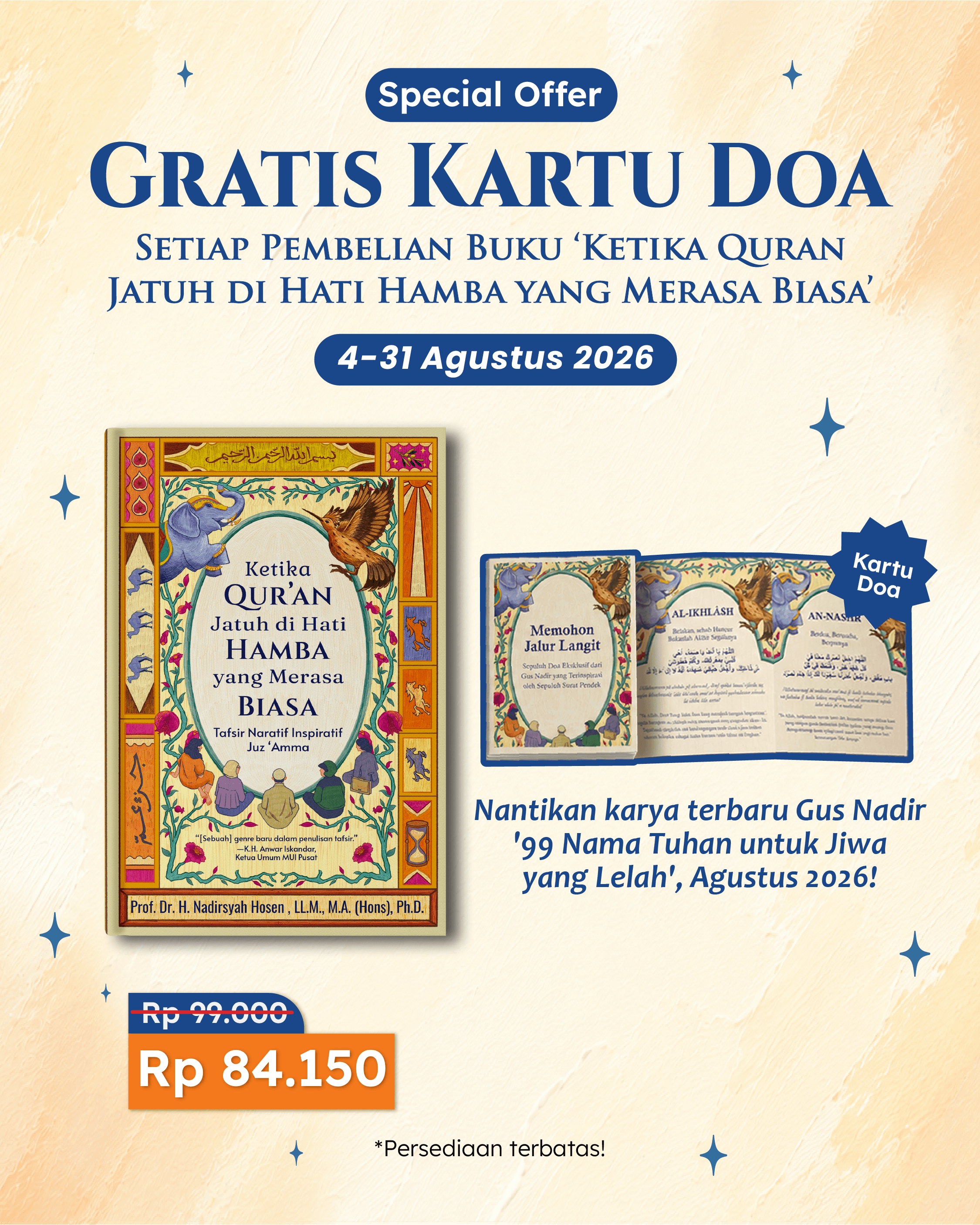 KETIKA QURAN JATUH DI HATI HAMBA YANG MERASA BIASA