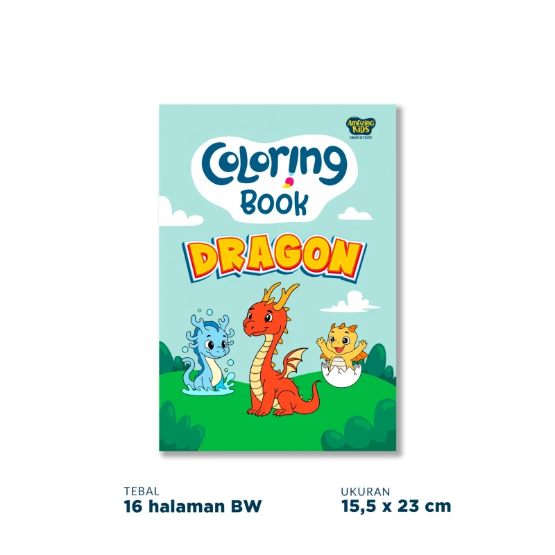Coloring Book Dragon