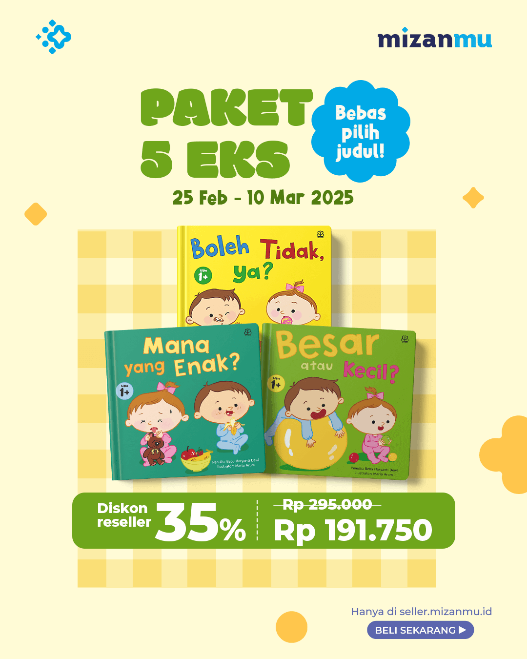 PAKET BUNDLING 5 EKS SERI HAPPY TODDLER