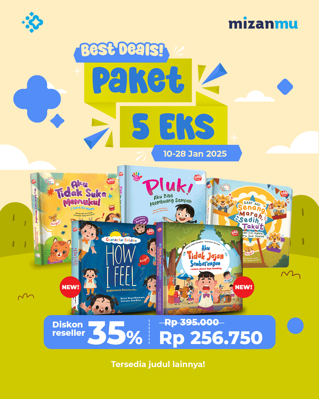 PAKET 5 EKS BOARDBOOK PILIHAN