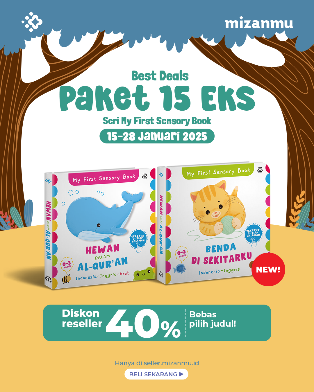 PAKET 15 EKS - SO SERI MY FIRST SENSORY BOOK