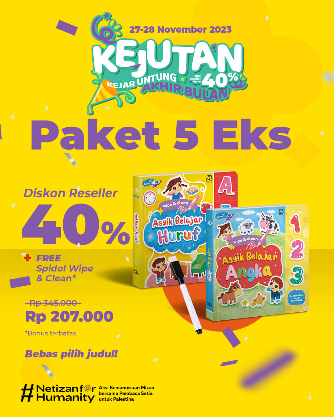 PAKET 5 EKS SERI BELAJAR SENDIRI BONUS SPIDOL (BEBAS PILIH JUDUL)