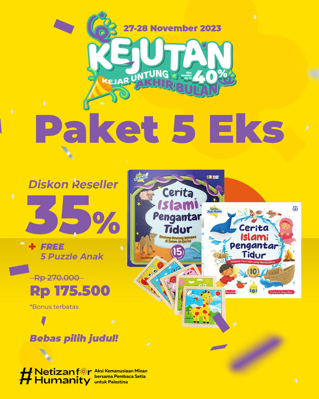 PAKET 5 EKS SERI CIPT BONUS PUZZLE (BEBAS PILIH JUDUL)