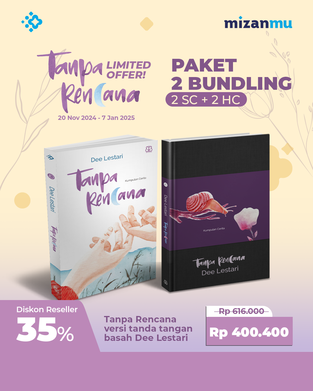 PAKET 5 - BUNDLING TANPA RENCANA-SC (TTD) DAN TANPA RENCANA-HC (TTD)