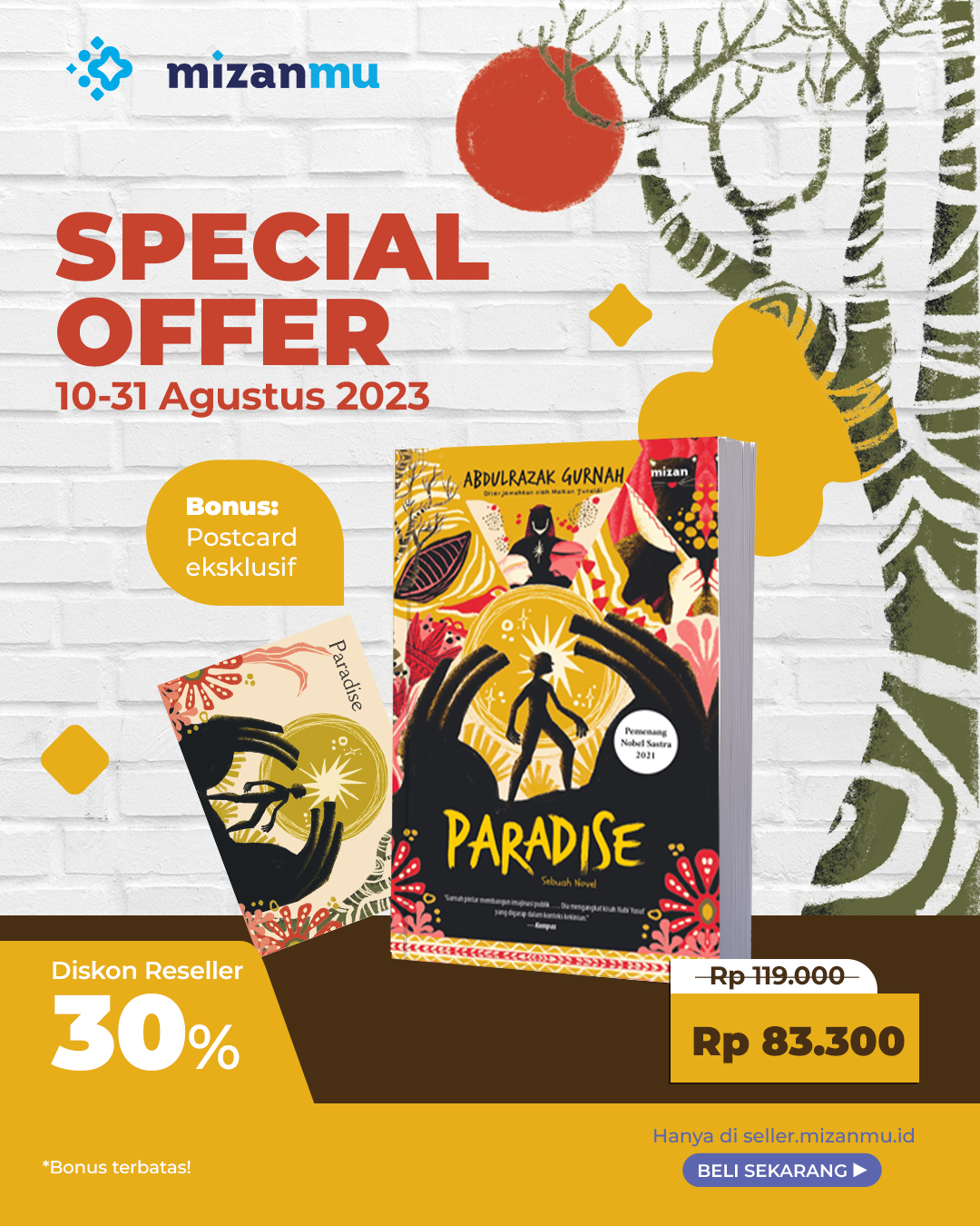 PAKET SO PARADISE BONUS POSTCARD