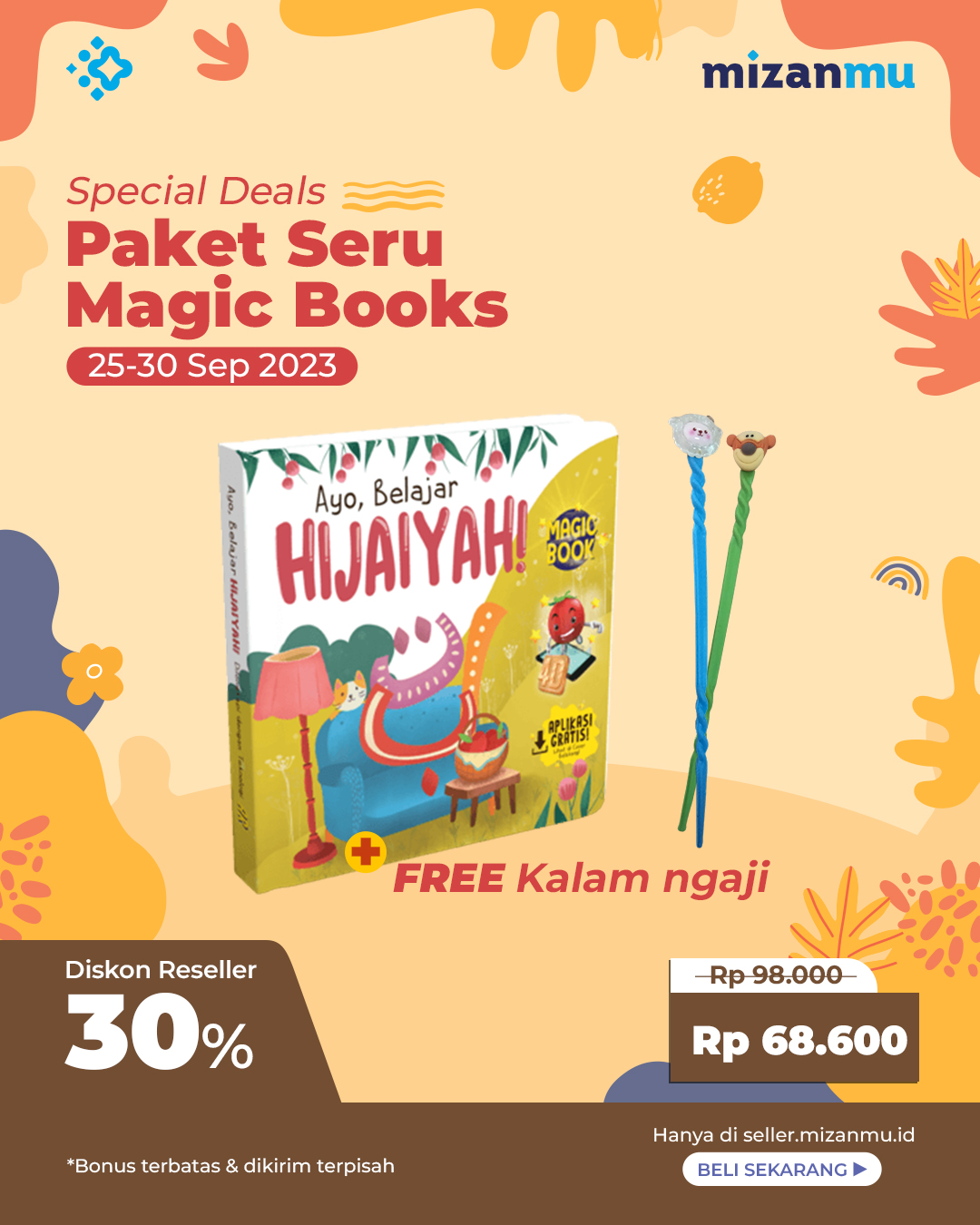 AYO, BELAJAR HIJAIYAH!-AR (BOARDBOOK)