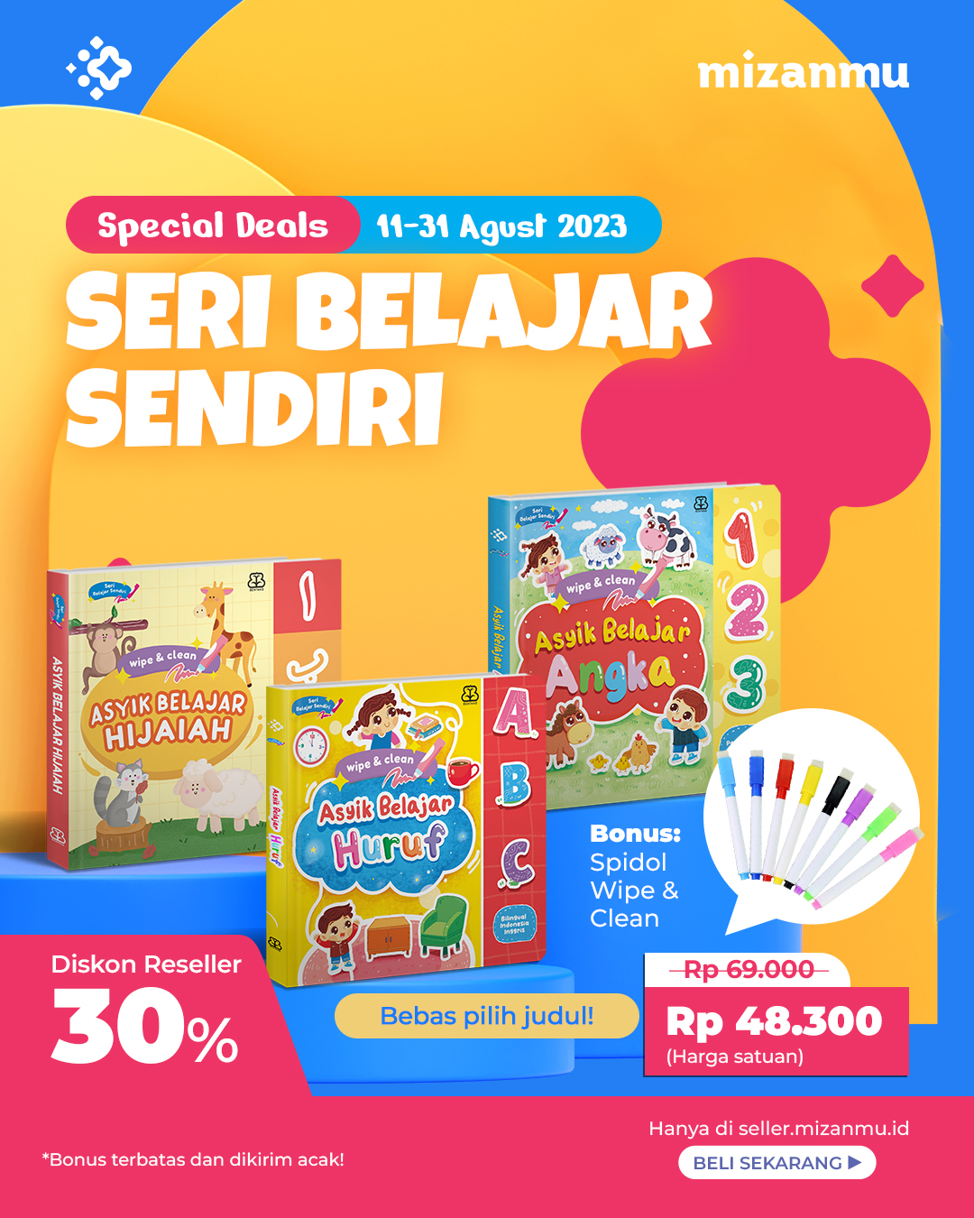 PAKET BUNDLING PROGRAM SALES BENTANG SERI BELAJAR SENDIRI