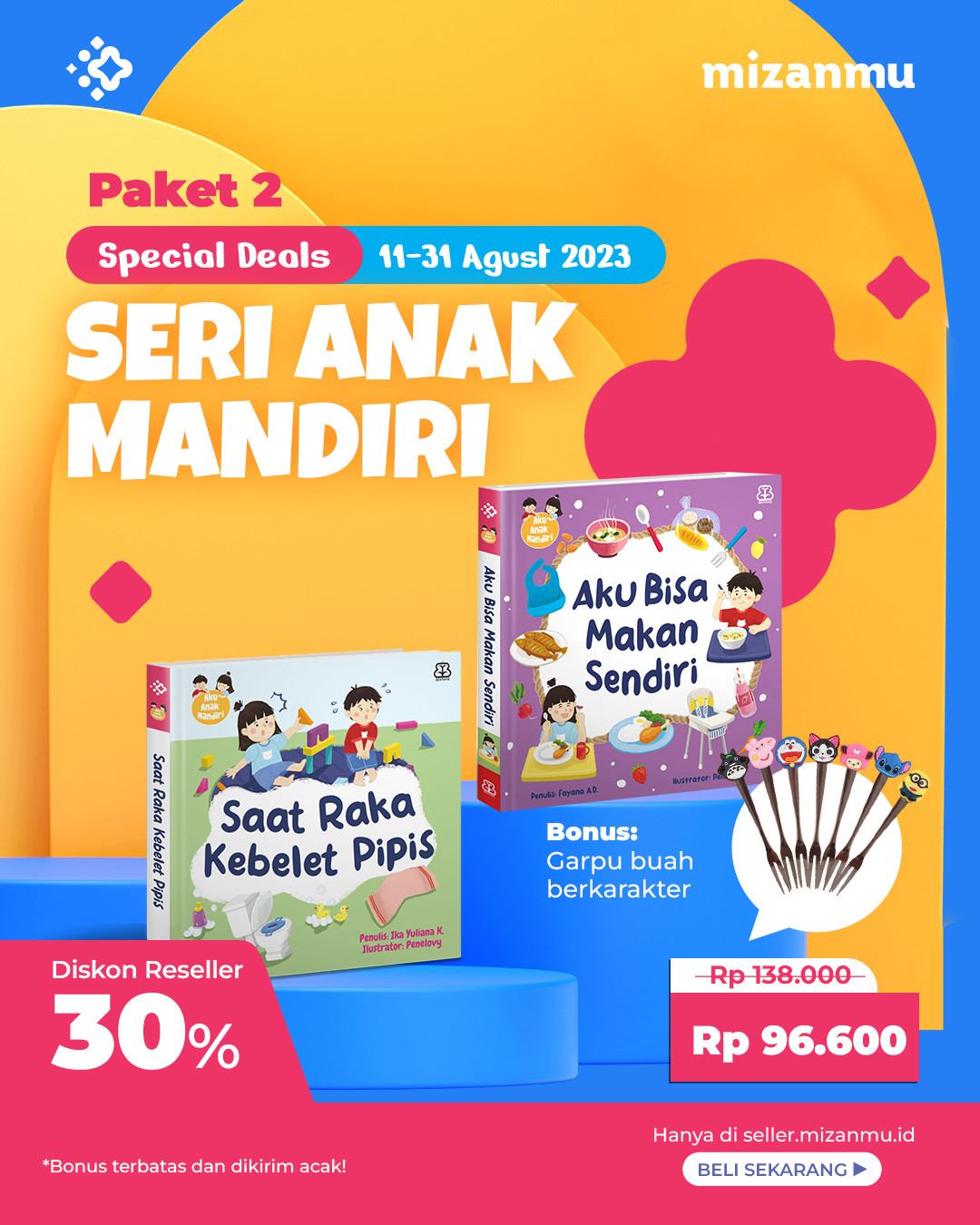 PAKET 2 - BUNDLING PROGRAM SALES BENTANG SERI ANAK MANDIRI