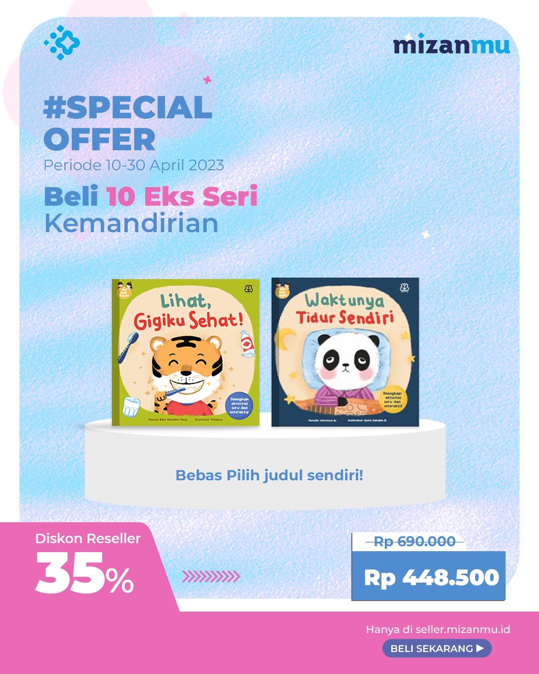 SPECIAL OFFER 10 EKS - SERI KEMANDIRIAN BINATANG