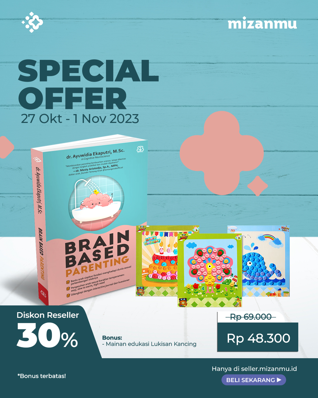 PAKET BRAIN BASED PARENTING - GIMMICK MAINAN EDUKASI