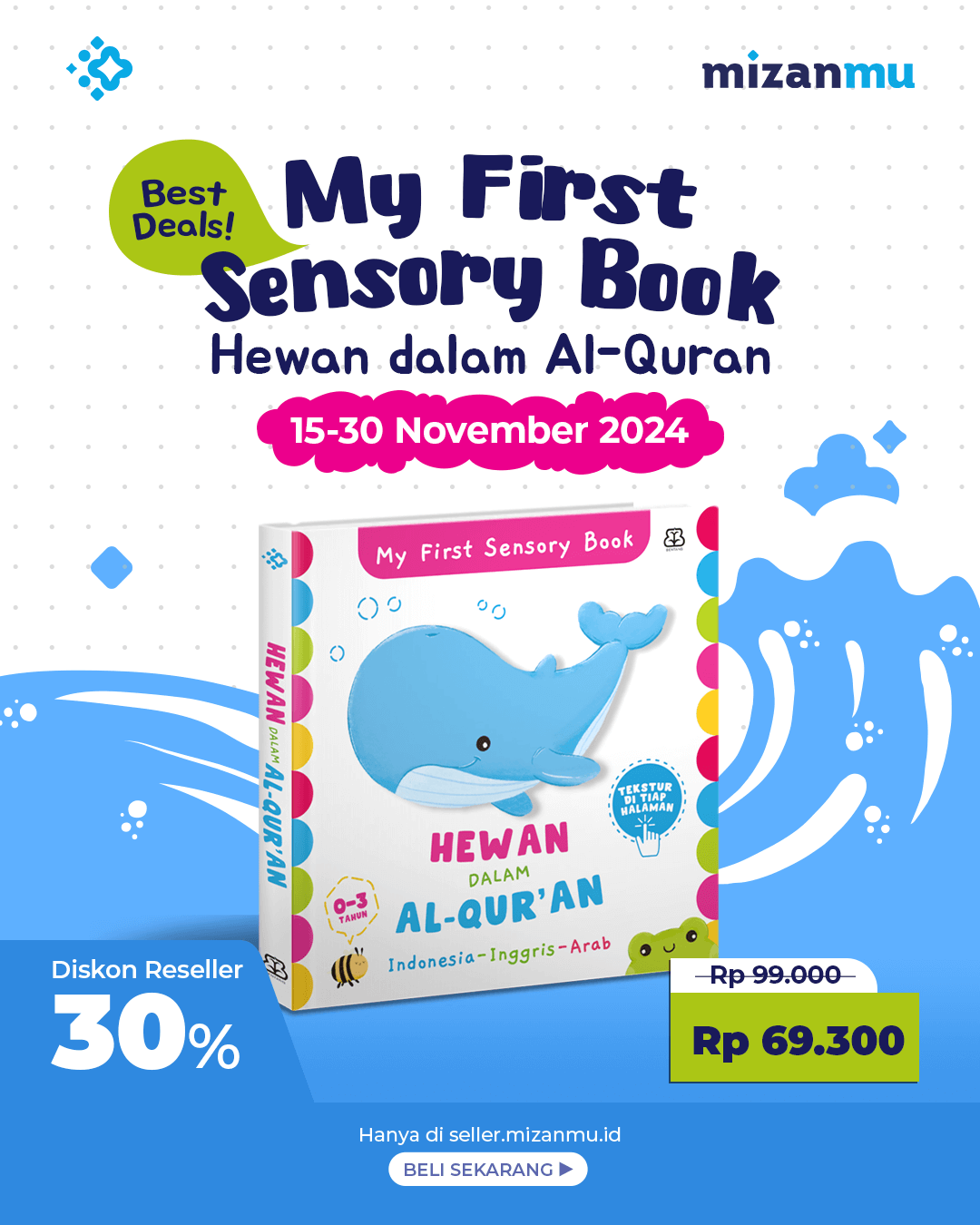 PAKET SATUAN - SO MY FIRST SENSORY BOOK