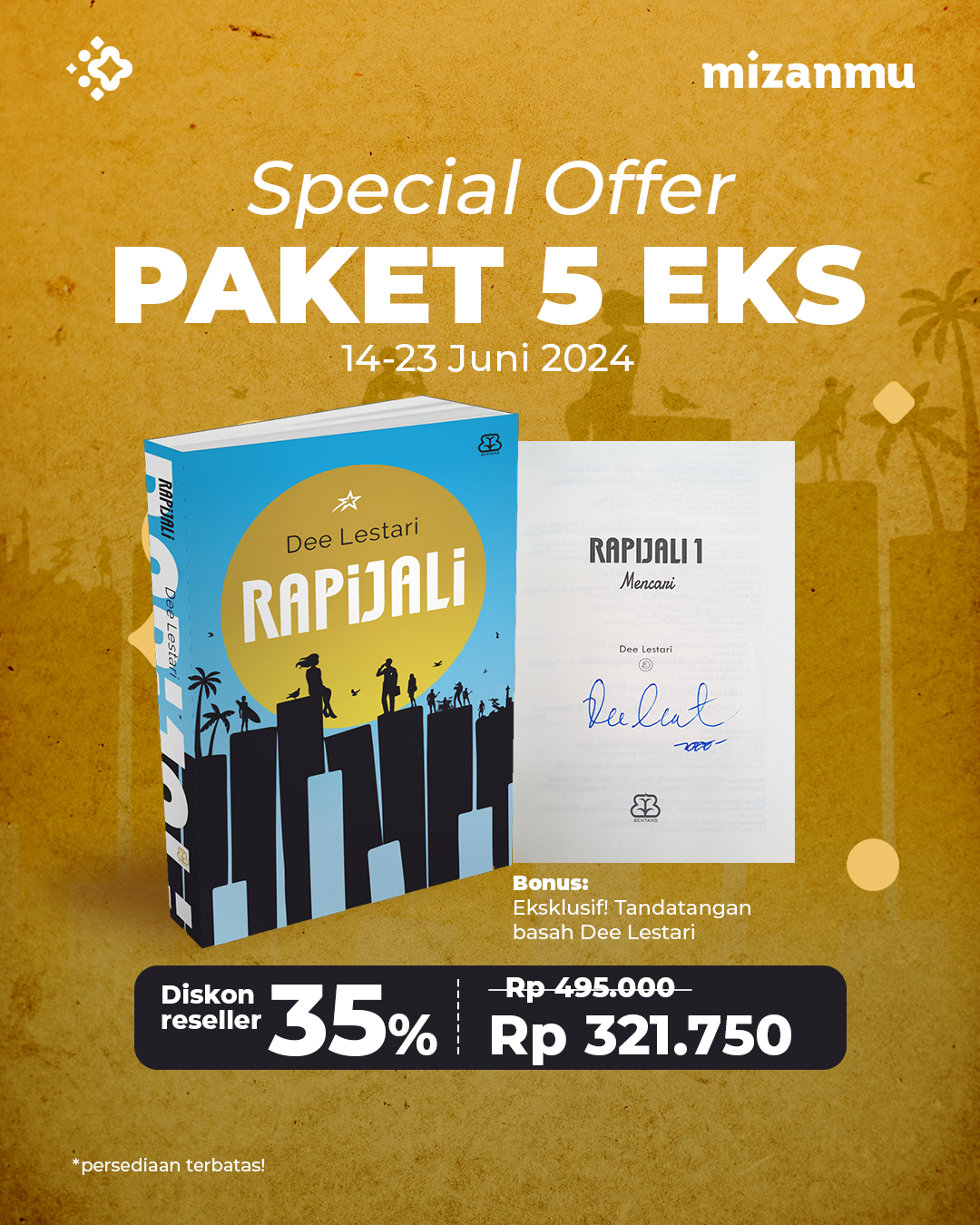 PAKET 5 EKS - PROMO EXCLUSIVE RAPIJALI 1 BONUS TTD