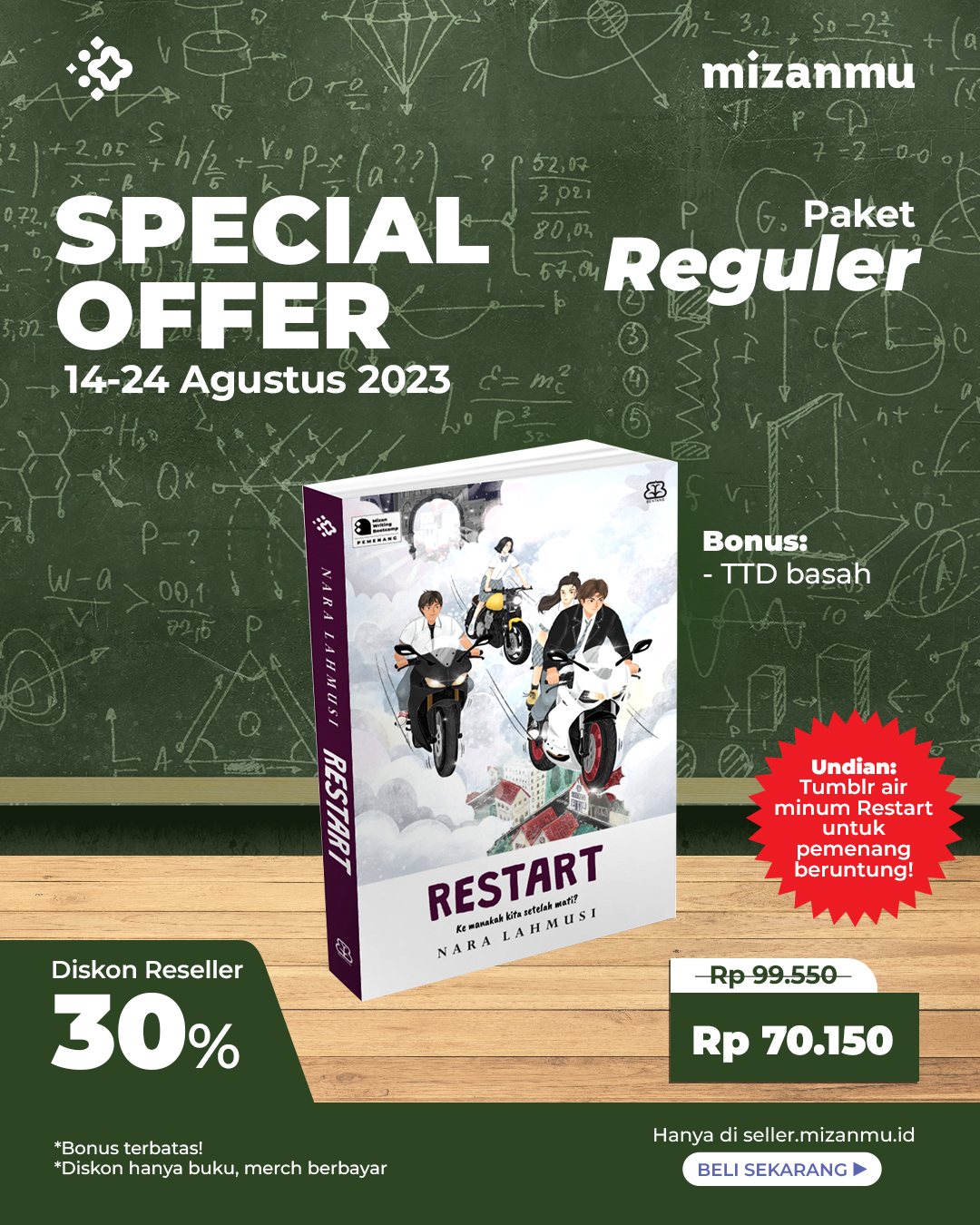 PAKET REGULER - SO RESTART BONUS TTD