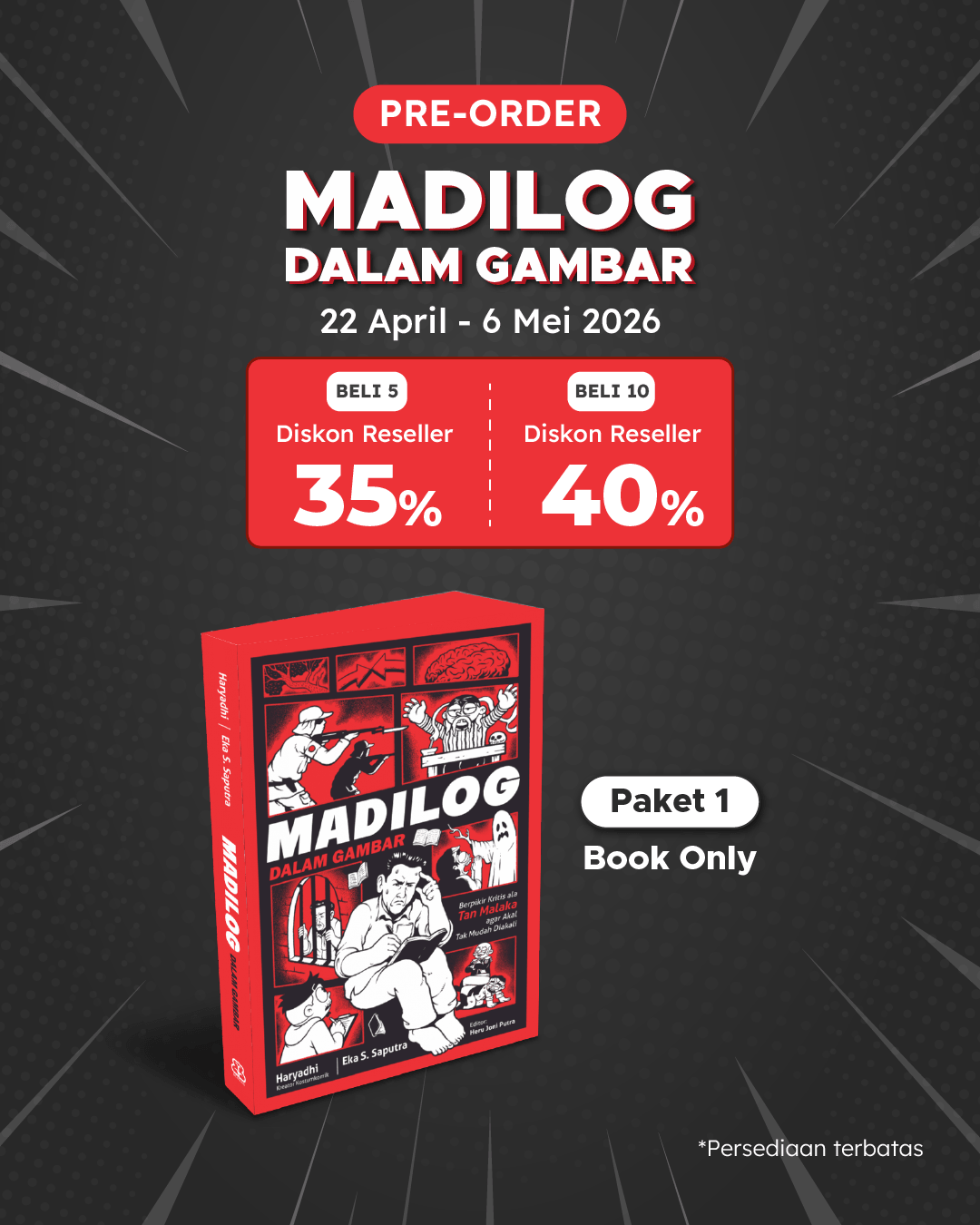 PAKET BUKU ONLY - PO MADILOG DALAM GAMBAR BS-013