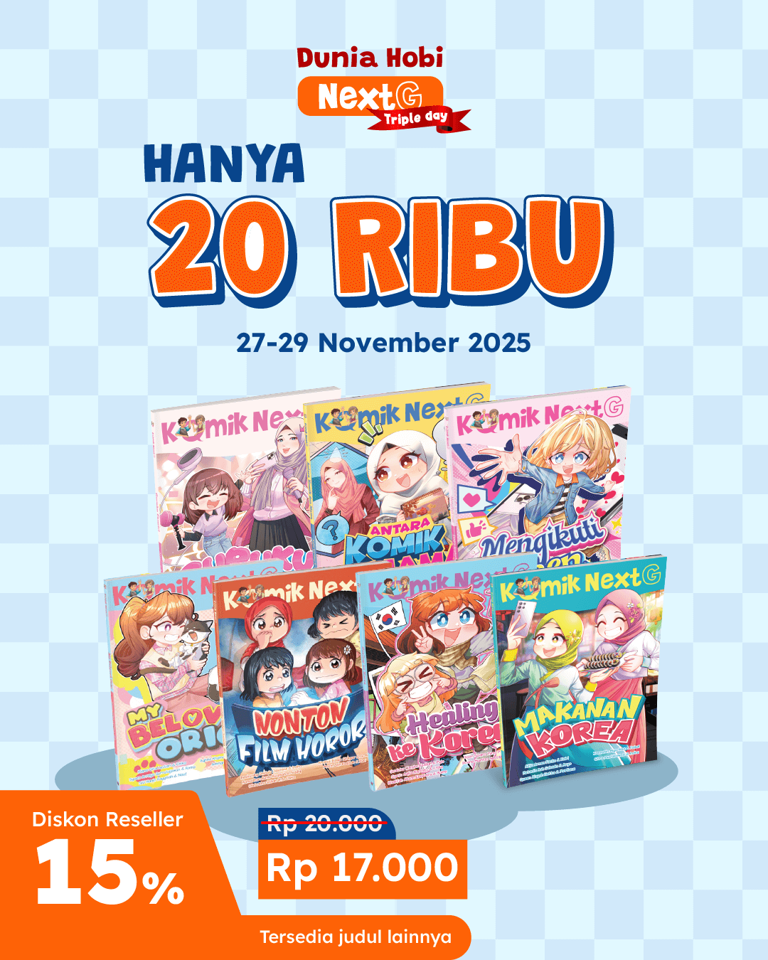 PAKET BUKU NEXT G DUNIA HOBI 20RBAN