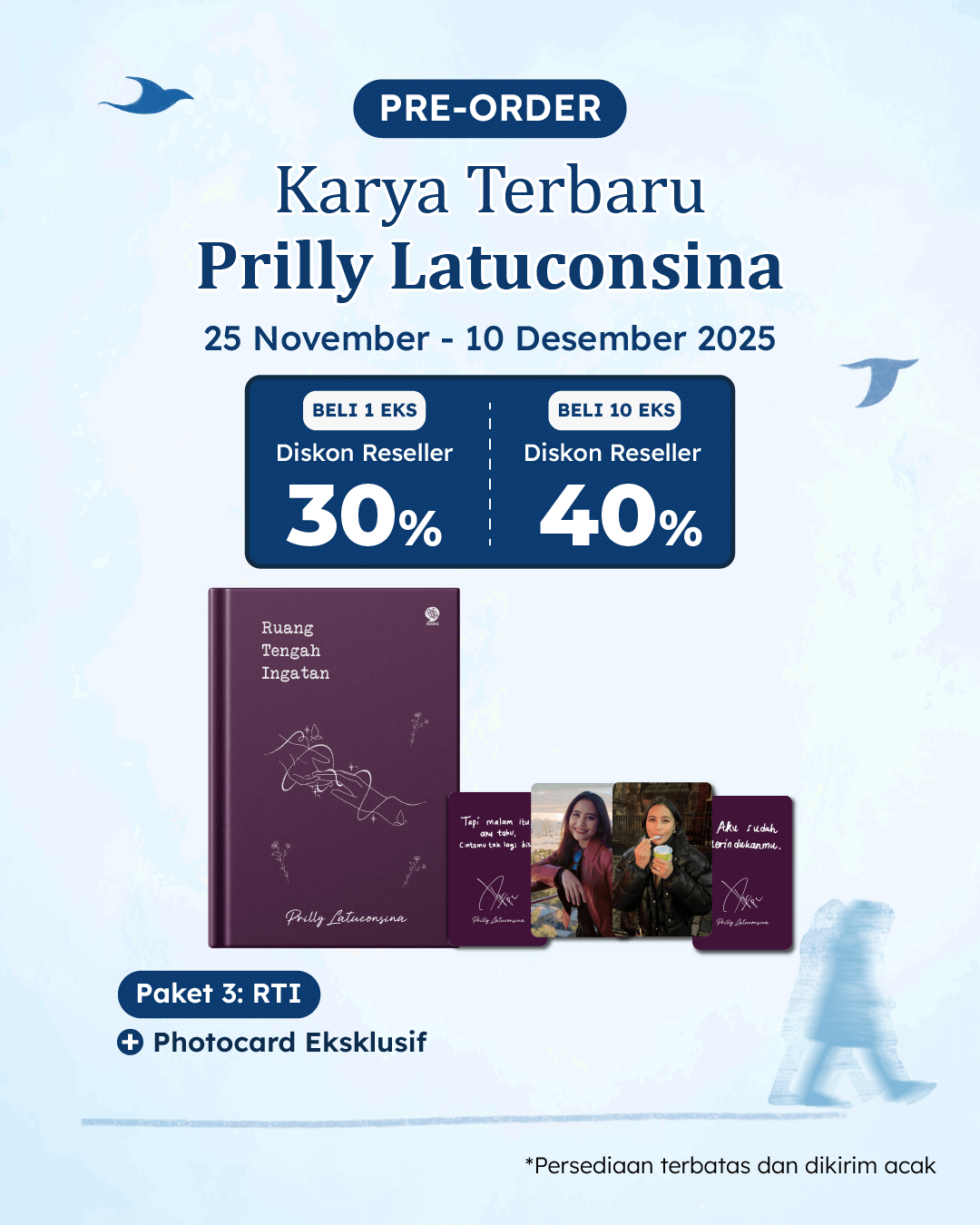 PAKET 3 - PO RUANG TENGAH INGATAN+PHOTOCARD