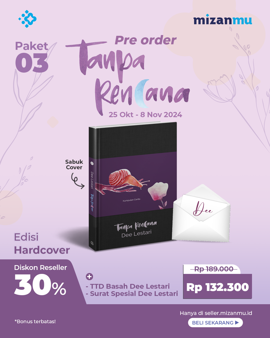 PAKET 3 - PO TANPA RENCANA (HC NON BOX) BONUS TTD DAN SURAT