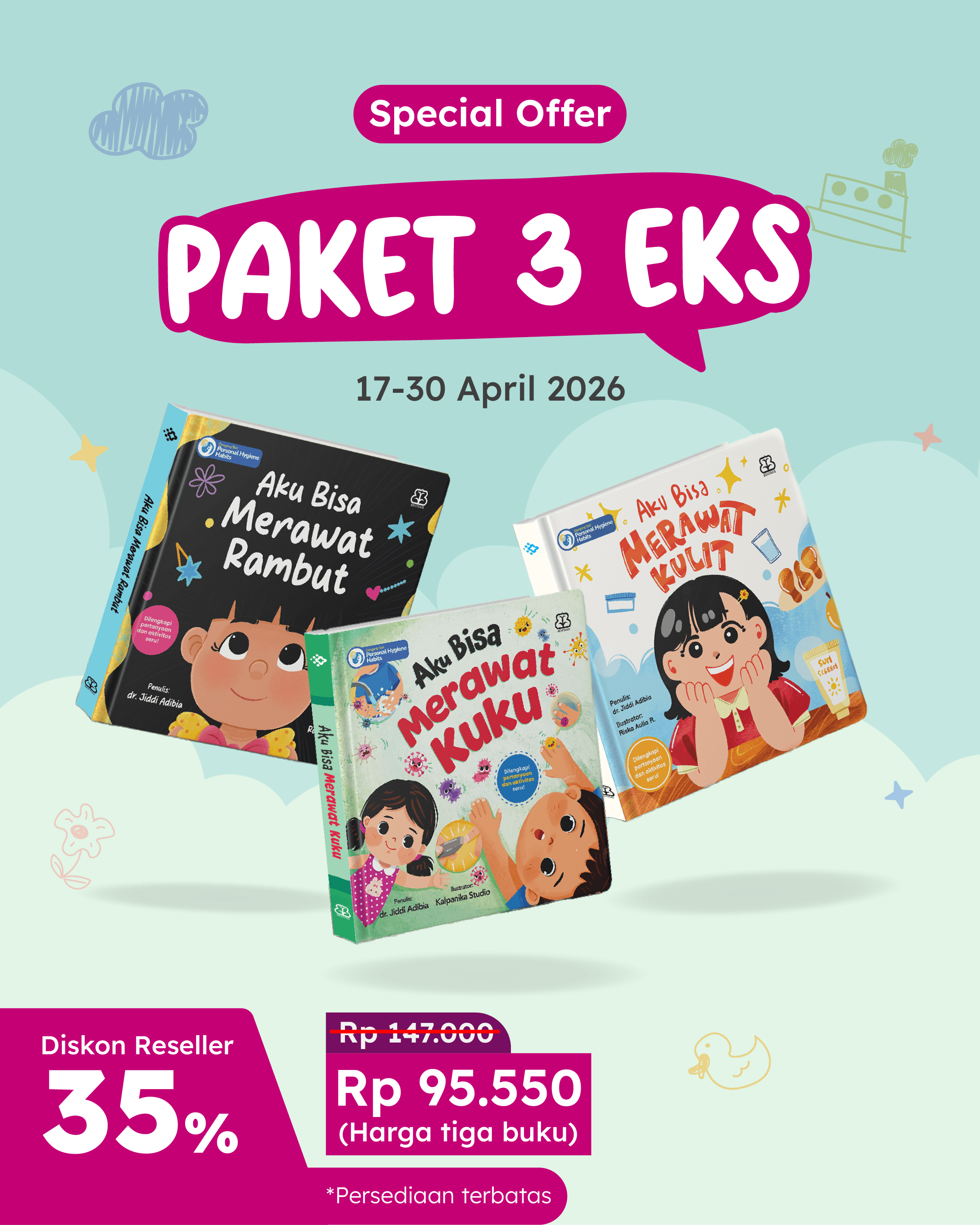 PAKET 3 EKS - SO SERI AKU ANAK MANDIRI