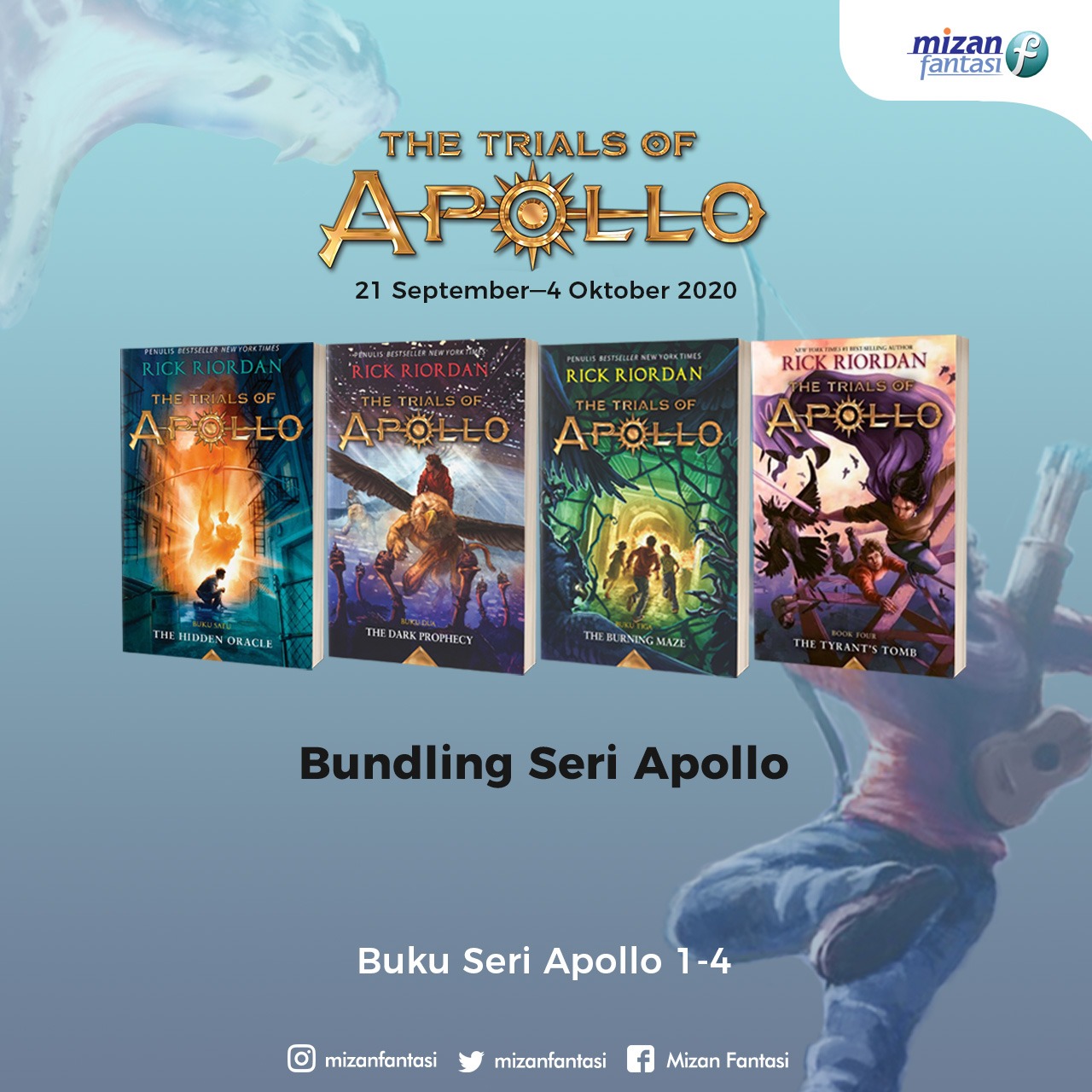 PAKET BUNDLING - THE TRIALS OF APOLLO 1-4