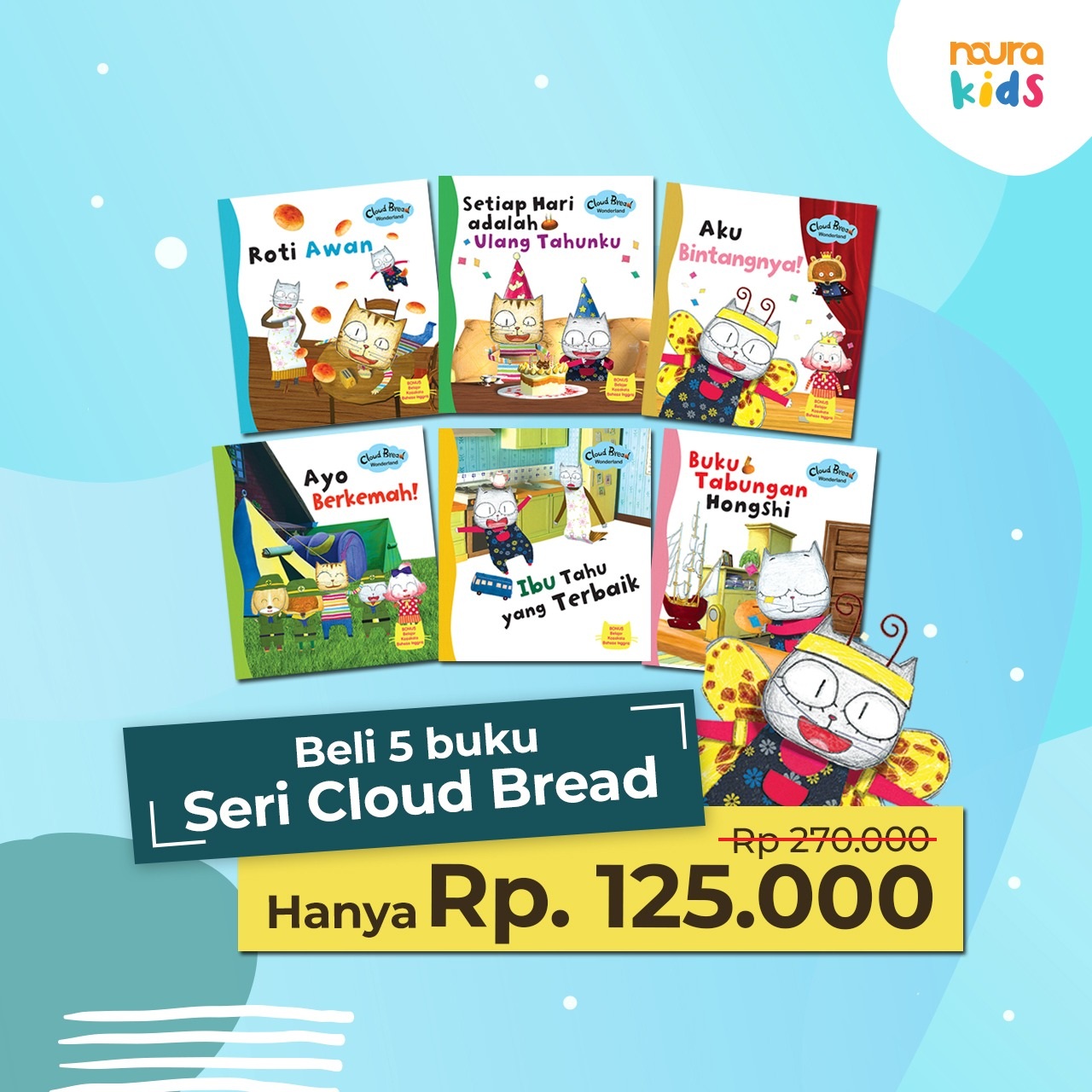 PAKET BUNDLING SERI CLOUD BREAD