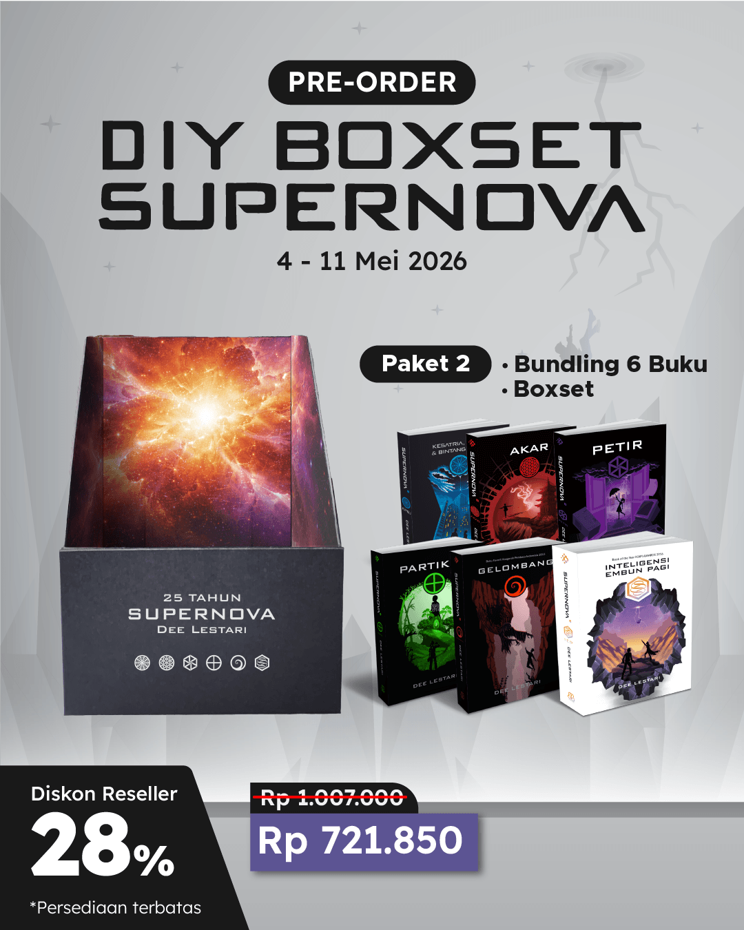 PAKET 2 - SO BOXSET SUPERNOVA (BOX+BUKU)
