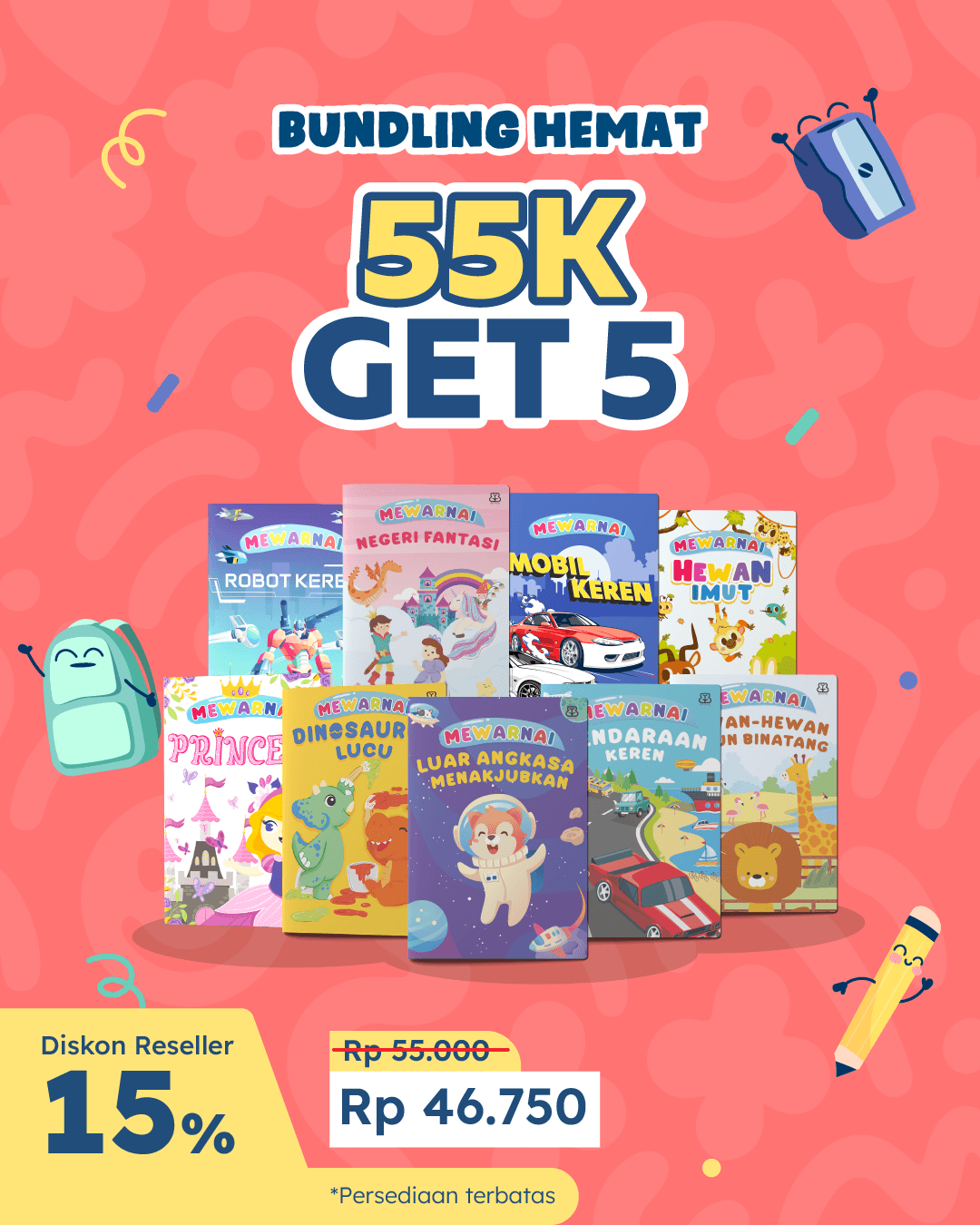 PAKET 1 - 55K GET 5