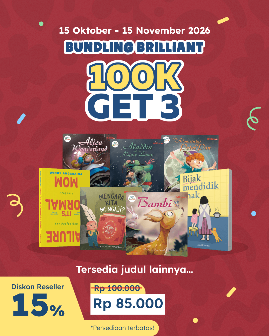 PAKET BRILLIANT 100K DAPAT 3