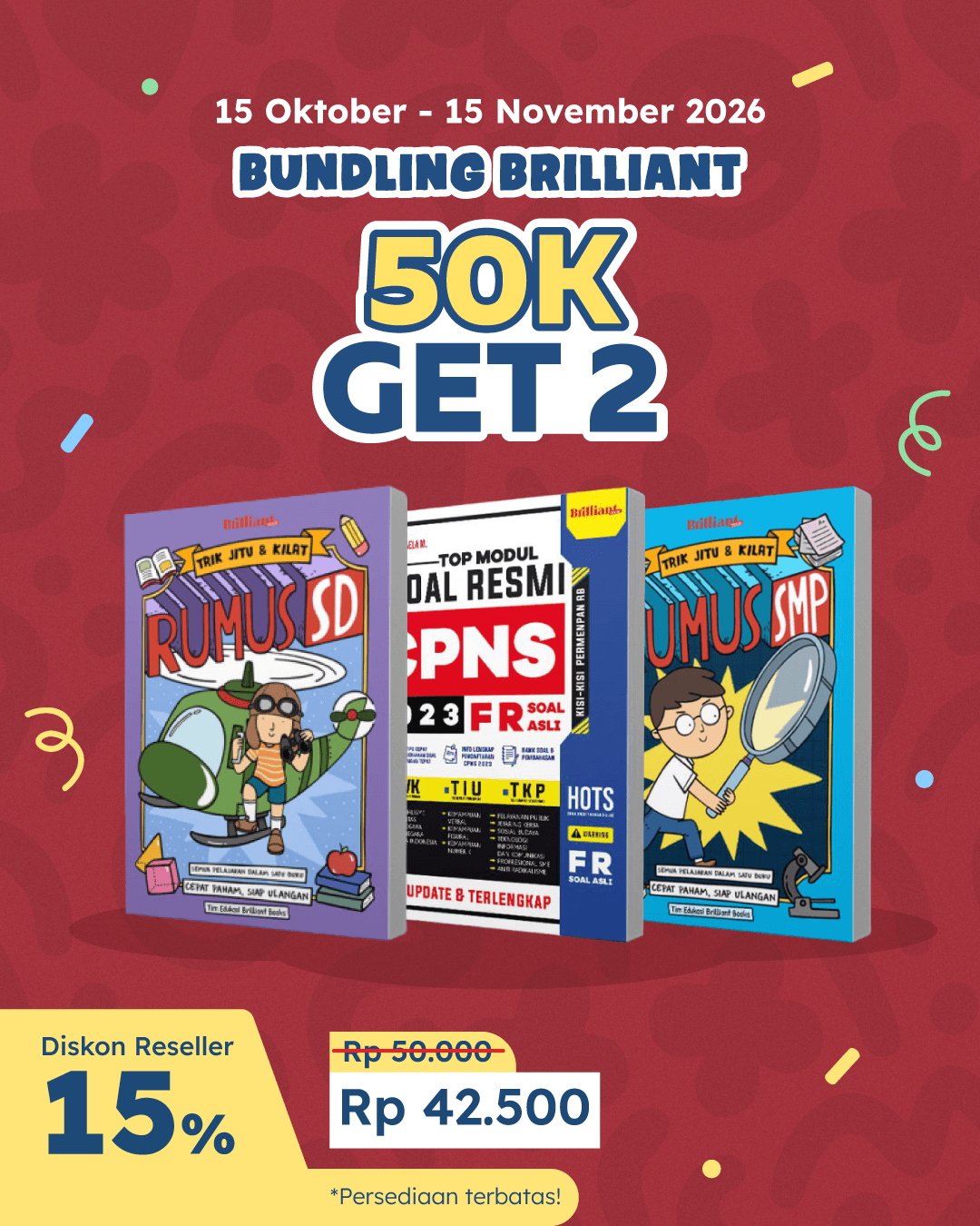 PAKET BRILLIANT 50K DAPAT 2