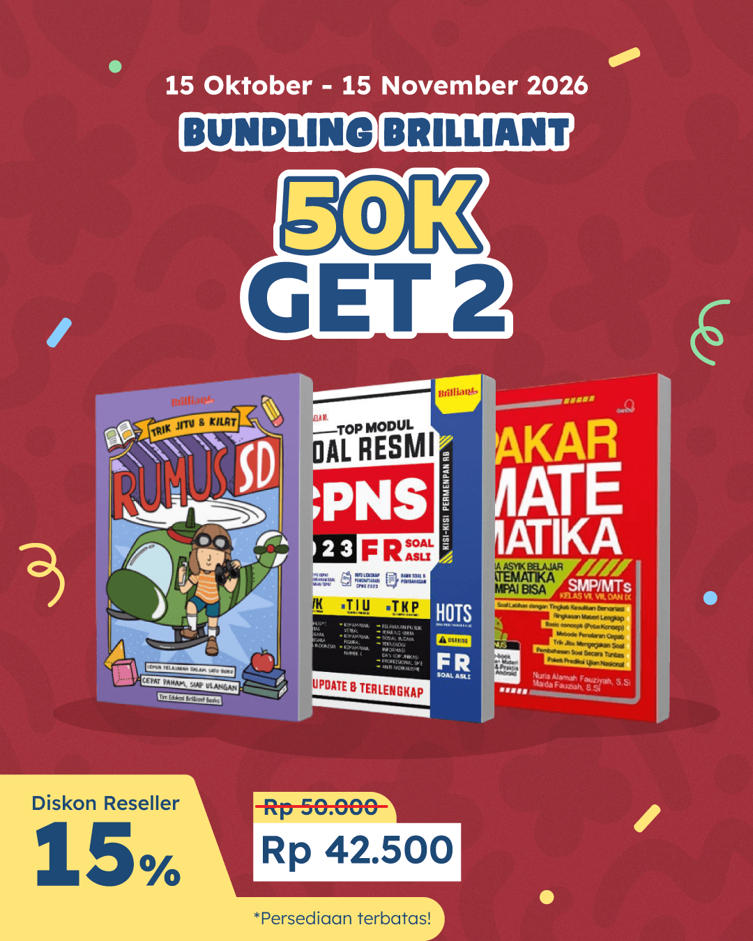 PAKET BRILLIANT 50K DAPAT 2