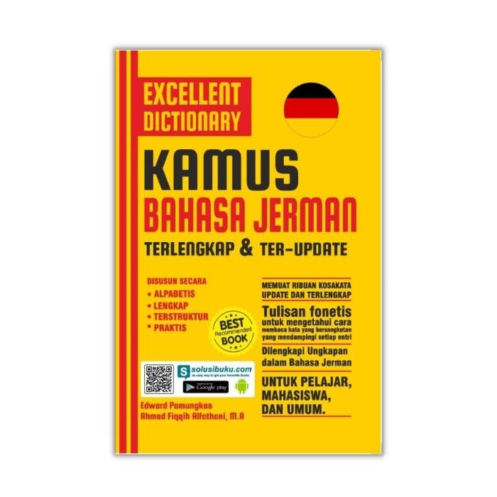 KAMUS BAHASA JERMAN: EXCELLENT DICTIONARY