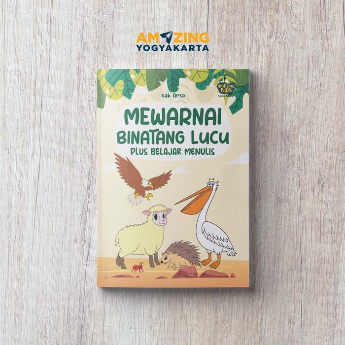 Mewarnai Binatang Lucu Plus Belajar Menulis (New Edition)